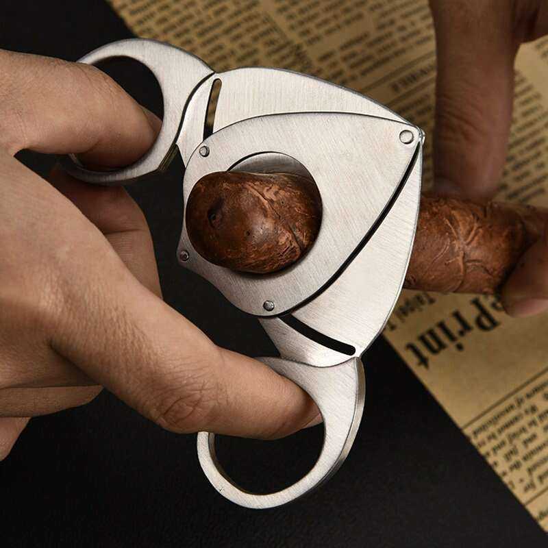 Cigar Scissors Cutter for Precision Trimming and Perfect Cuts Adults