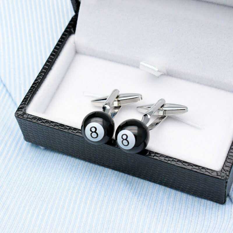 Billiards Cufflinks for Stylish Pool Enthusiasts Cufflinks