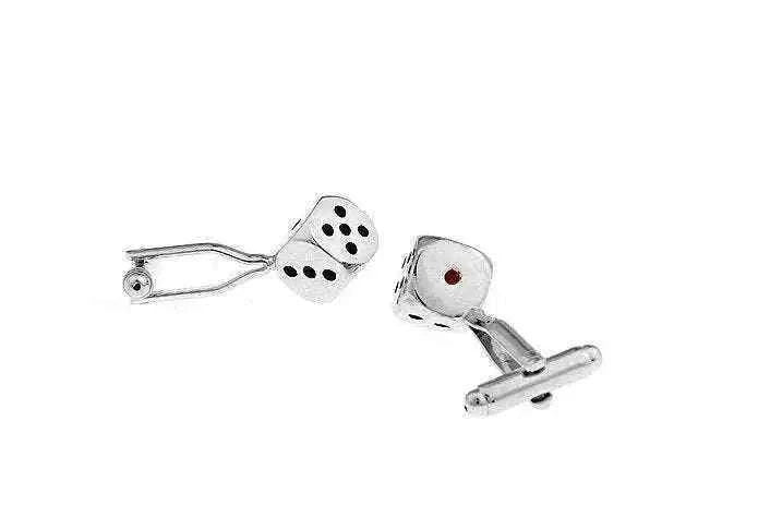 Dice Cufflinks for Gamblers and Dice Enthusiasts - Unique Accessories Cufflinks