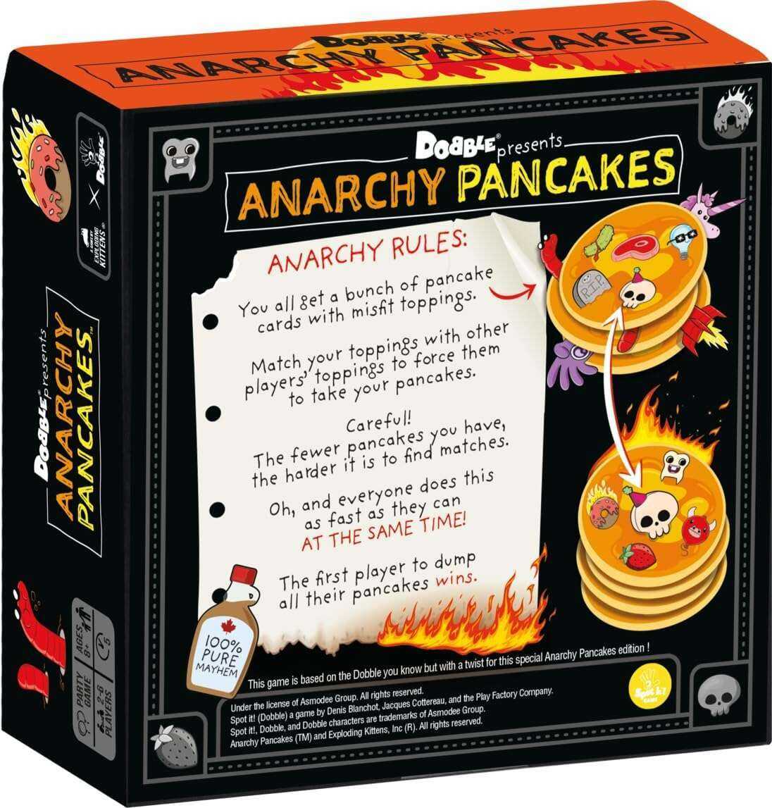 Dobble Anarchy Pancakes Game – Fun Family Card Game for All Ages