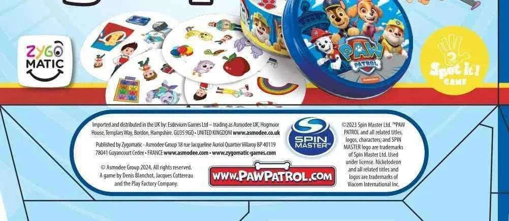 Dobble Paw Patrol Game for Fun Family Play