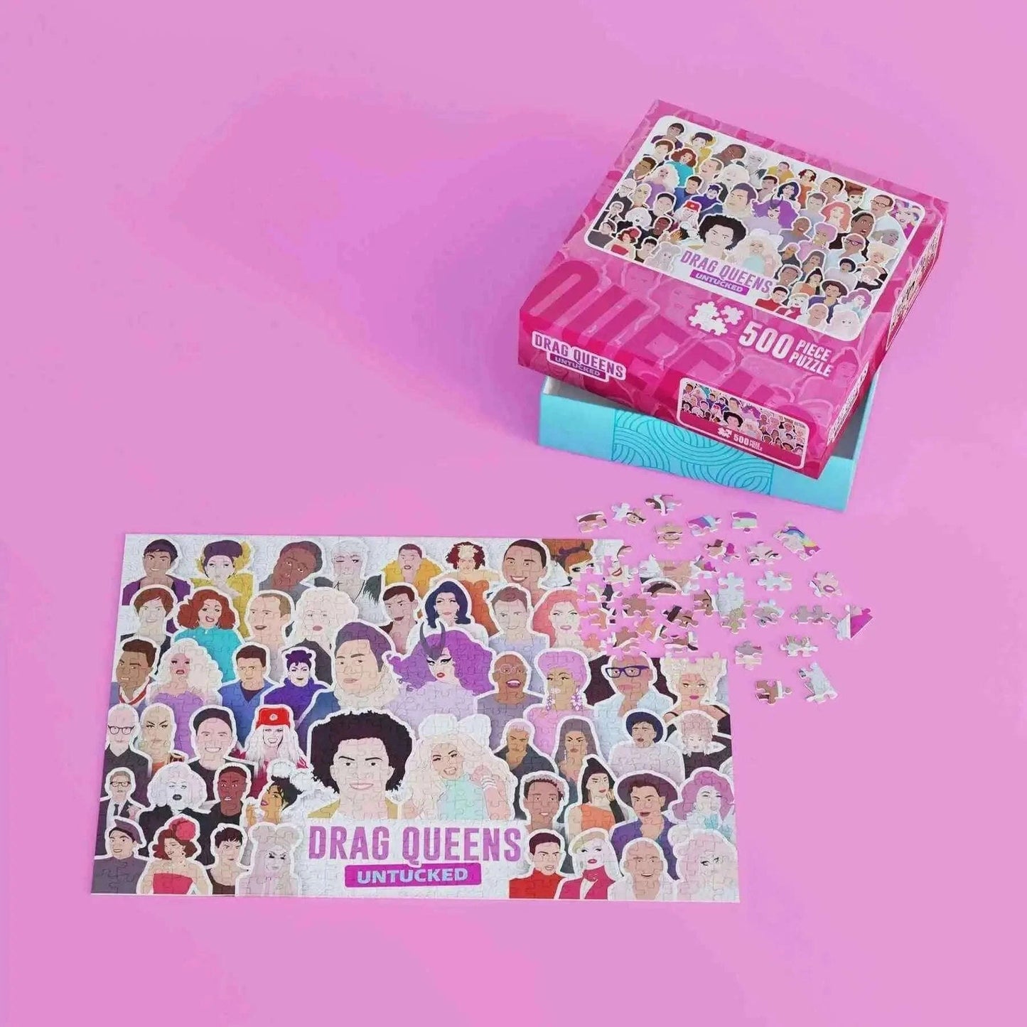 Drag Queens Untucked Jigsaw Puzzle - Celebrate Creativity and Fun Novelty