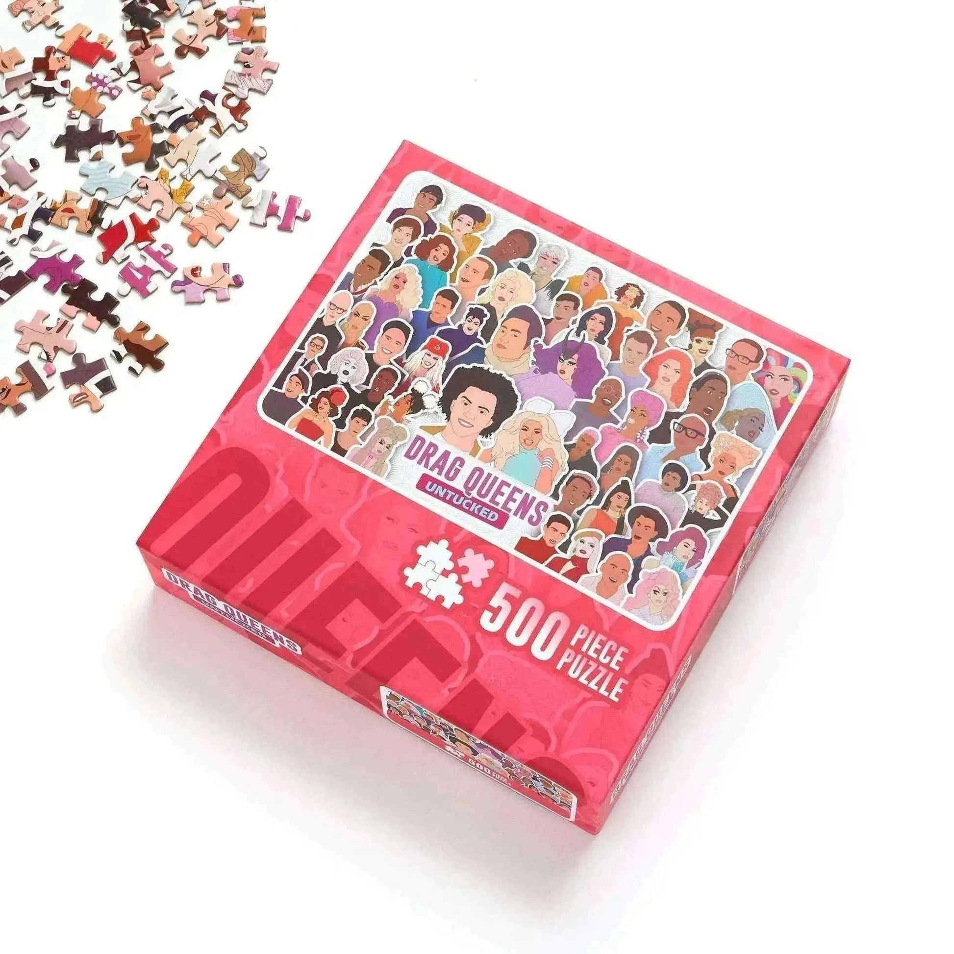 Drag Queens Untucked Jigsaw Puzzle - Celebrate Creativity and Fun Novelty