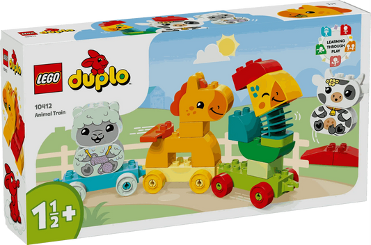 Duplo Animal Train Set - My First Animal Train Experience for Kids Toys & Games > Toys > Construction Toys > Interlocking Blocks > LEGO > LEGO Duplo