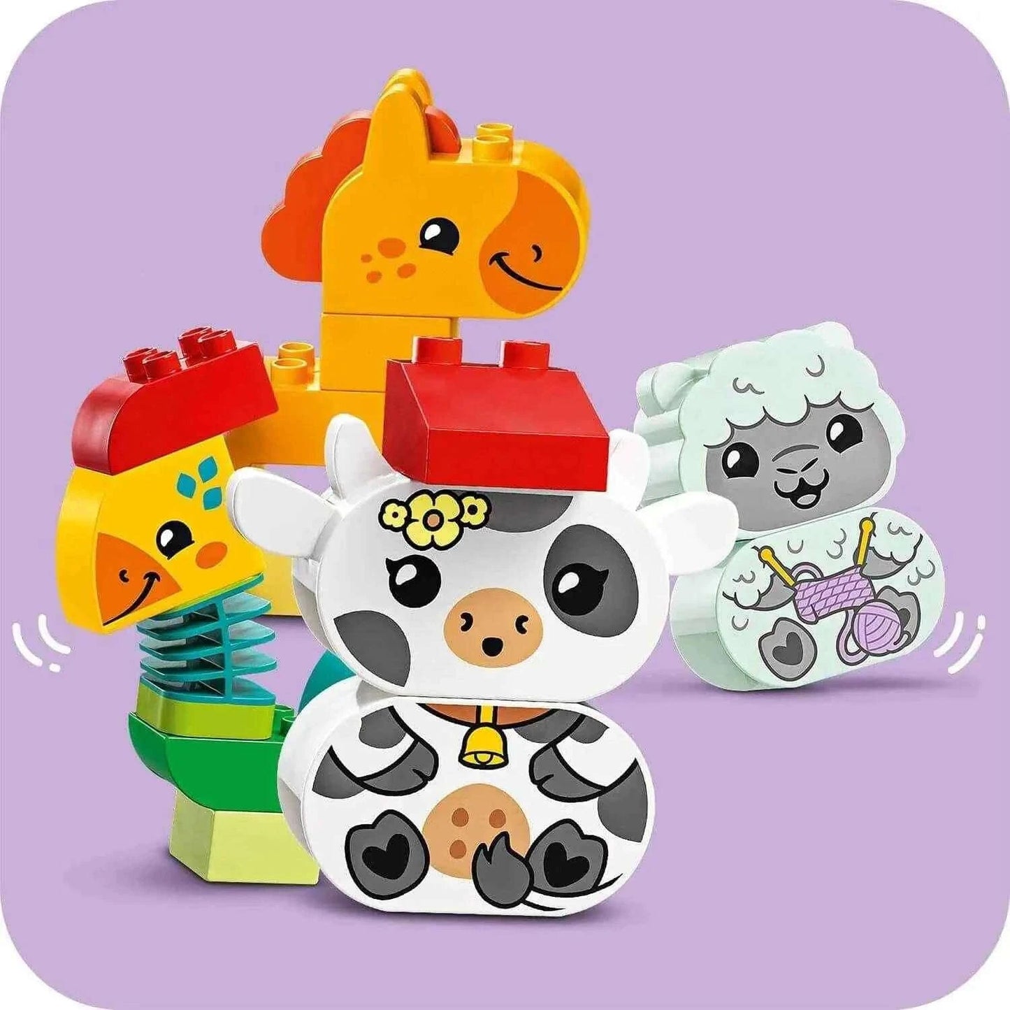 Duplo Animal Train Set - My First Animal Train Experience for Kids Toys & Games > Toys > Construction Toys > Interlocking Blocks > LEGO > LEGO Duplo