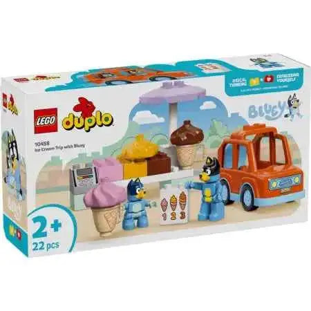 Duplo Bluey Ice Cream Trip Set Toys & Games > Toys > Construction Toys > Interlocking Blocks > LEGO > LEGO Duplo