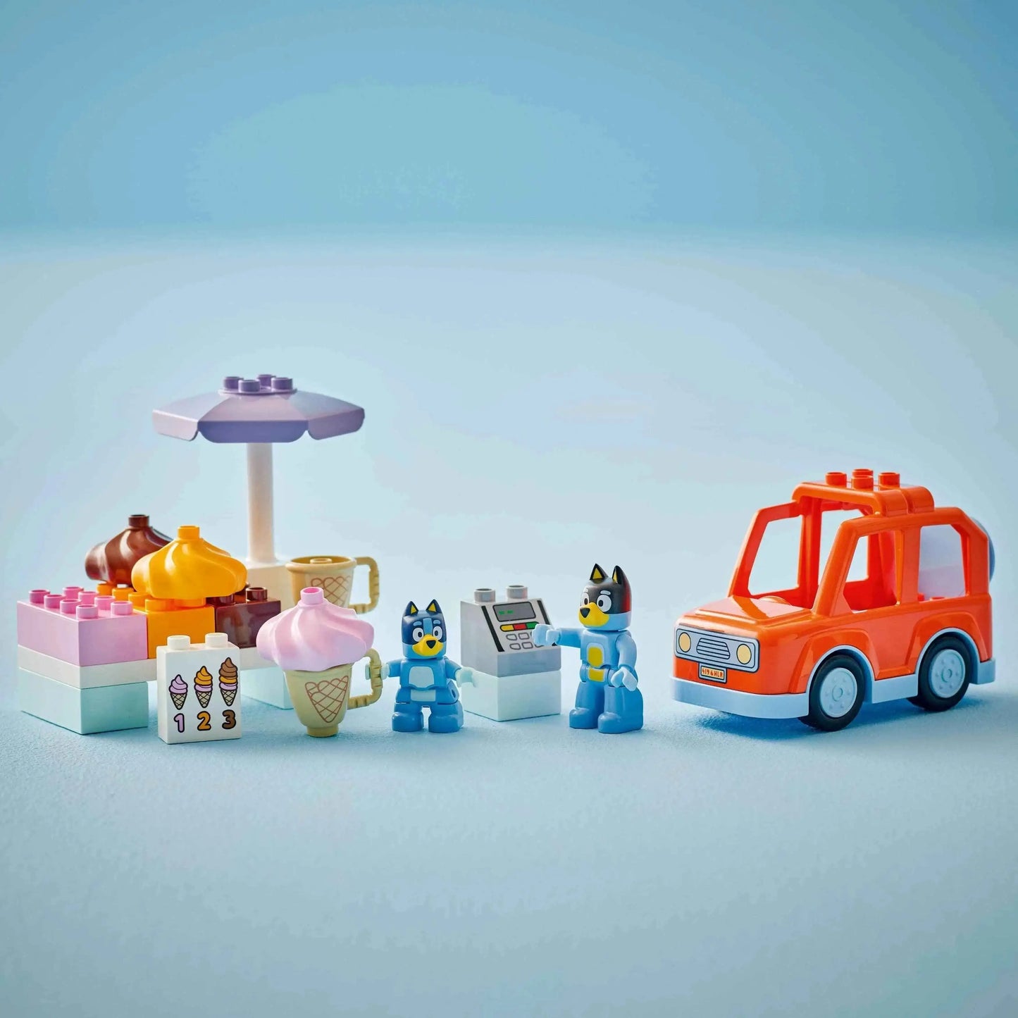 Duplo Bluey Ice Cream Trip Set Toys & Games > Toys > Construction Toys > Interlocking Blocks > LEGO > LEGO Duplo