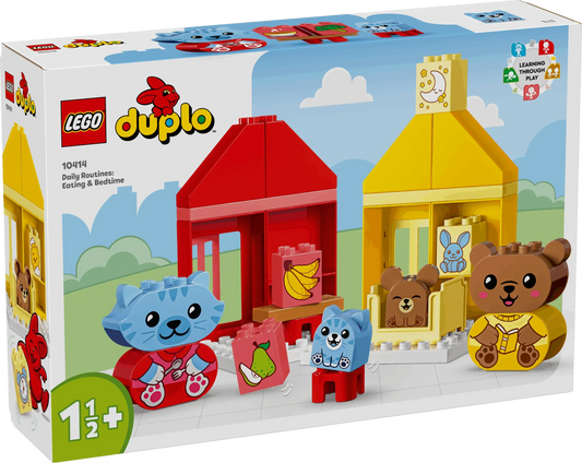 Duplo Daily Routines Set: My First Eating & Bedtime Fun Toys & Games > Toys > Construction Toys > Interlocking Blocks > LEGO > LEGO Duplo