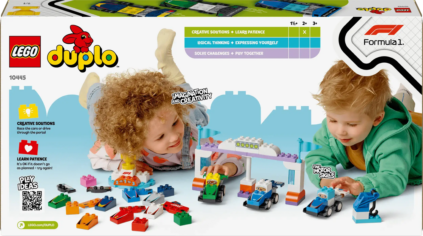 Duplo F1 Race Cars & Drivers Set for Ultimate Racing Fun Toys & Games > Toys > Construction Toys > Interlocking Blocks > LEGO > LEGO Duplo