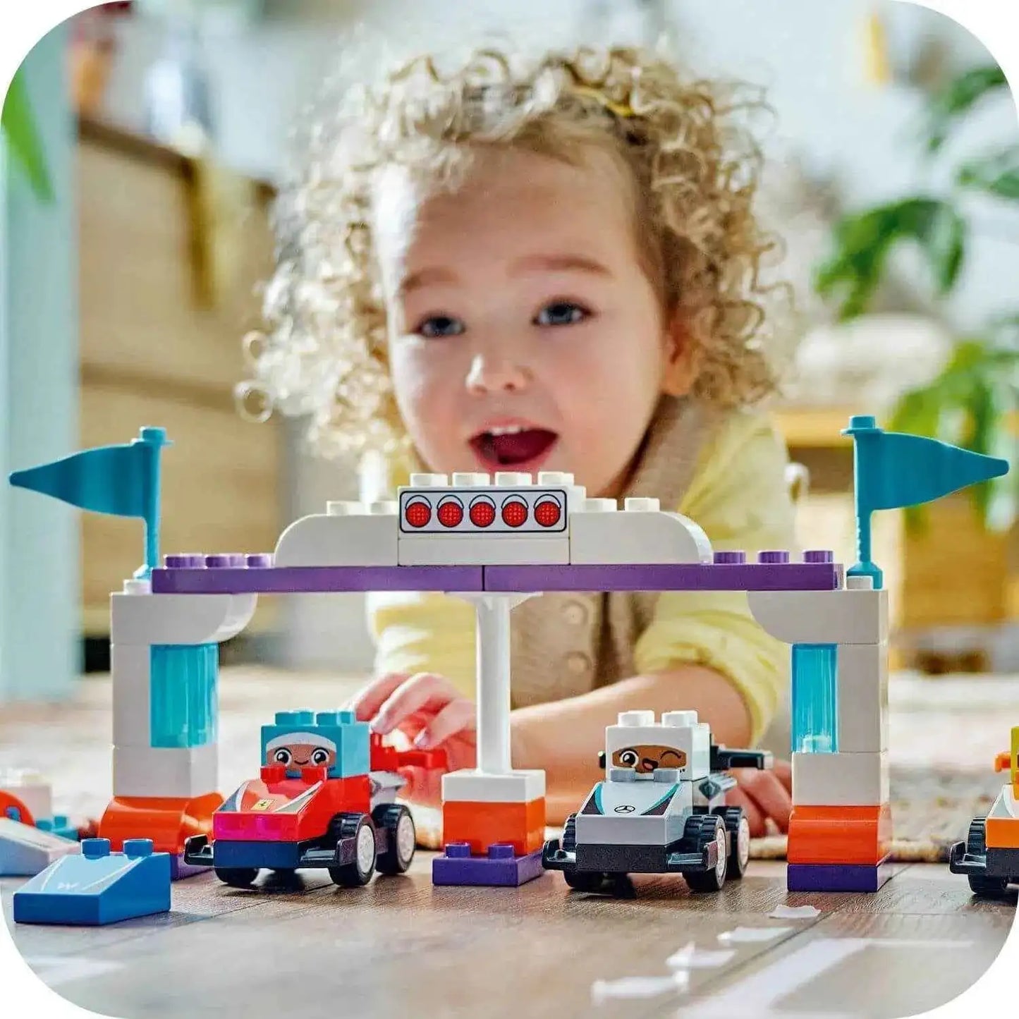 Duplo F1 Race Cars & Drivers Set for Ultimate Racing Fun Toys & Games > Toys > Construction Toys > Interlocking Blocks > LEGO > LEGO Duplo