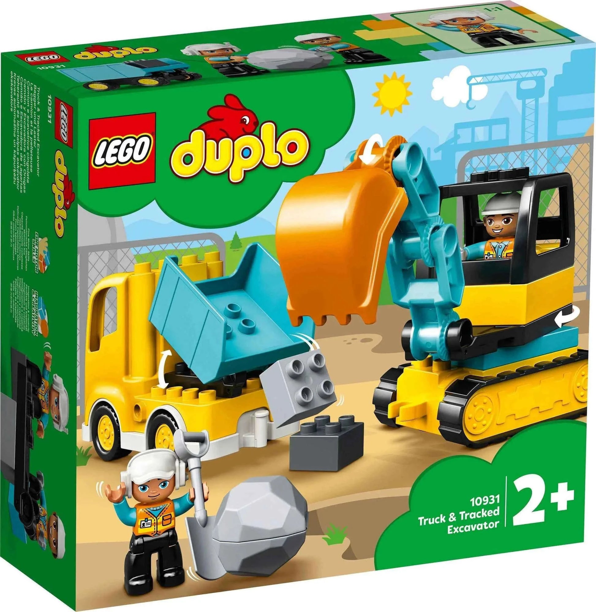 Duplo Truck and Tracked Excavator Set for Endless Building Adventures Toys & Games > Toys > Construction Toys > Interlocking Blocks > LEGO > LEGO Duplo