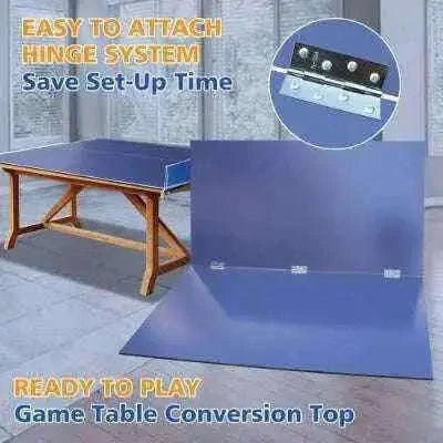 Foldable Ping Pong Tabletop Conversion Board Garden