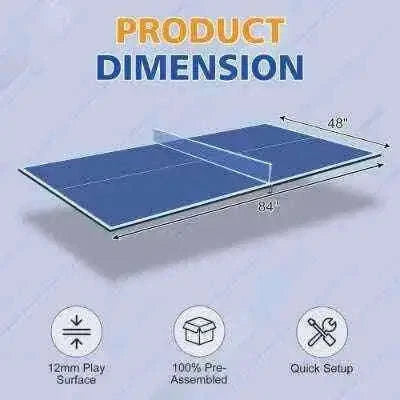 Foldable Ping Pong Tabletop Conversion Board Garden