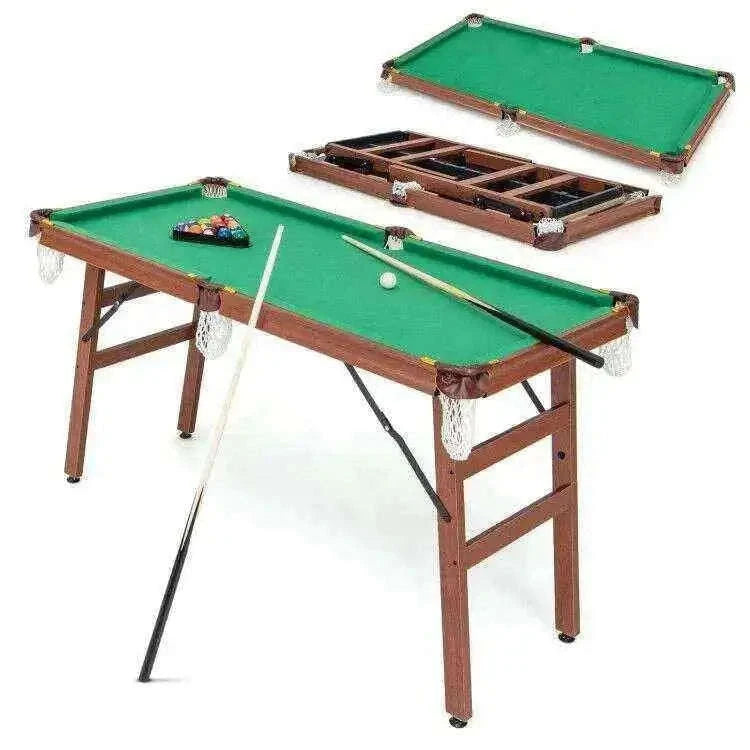 Folding Billiards Table Set with Adjustable Foot Home & Garden