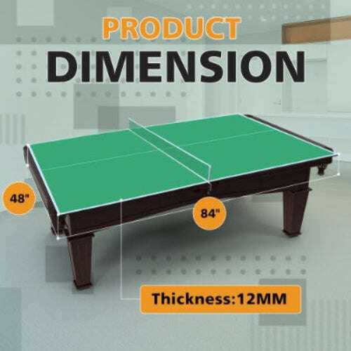Foldable Ping Pong Tabletop Conversion Board Green Garden