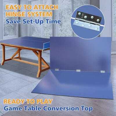 Foldable Ping Pong Tabletop Conversion Board Garden