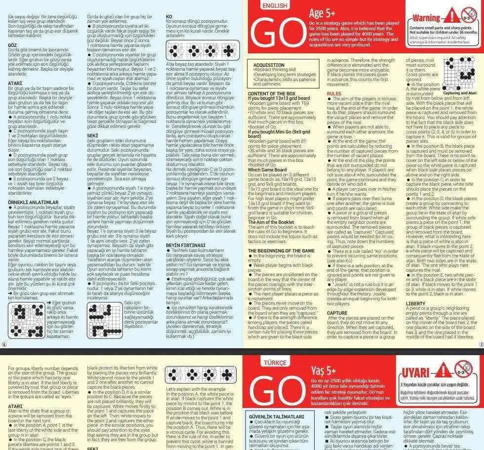 GO Wooden Game Board Toys