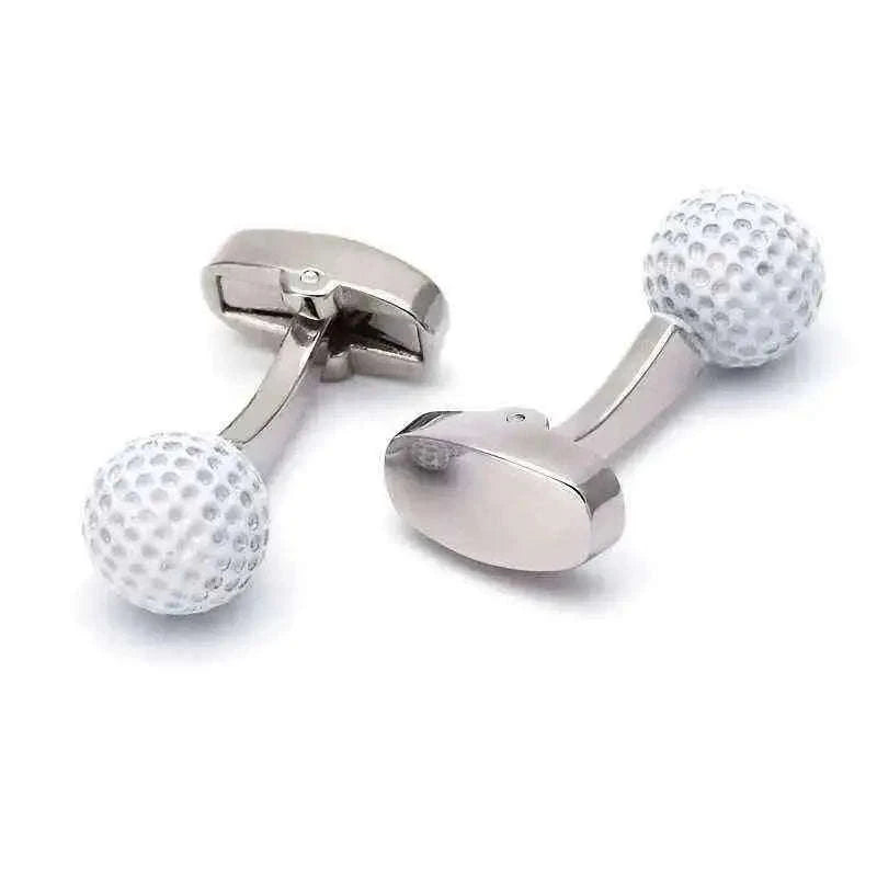 Golf Ball Cufflinks for Stylish Golf Enthusiasts Cufflinks
