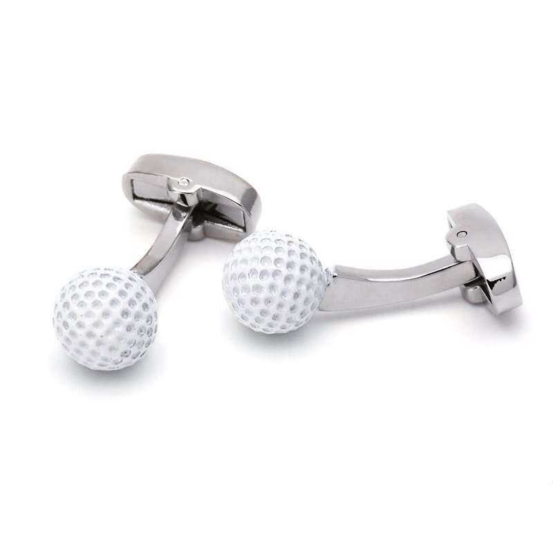 Golf Ball Cufflinks for Stylish Golf Enthusiasts Cufflinks