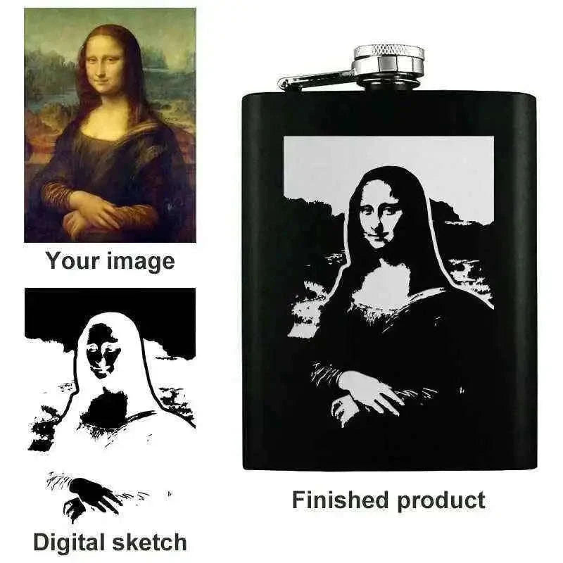 I Finally Quit Drinking Flask - Hilarious Gift for Sobriety Celebrations Drinkware