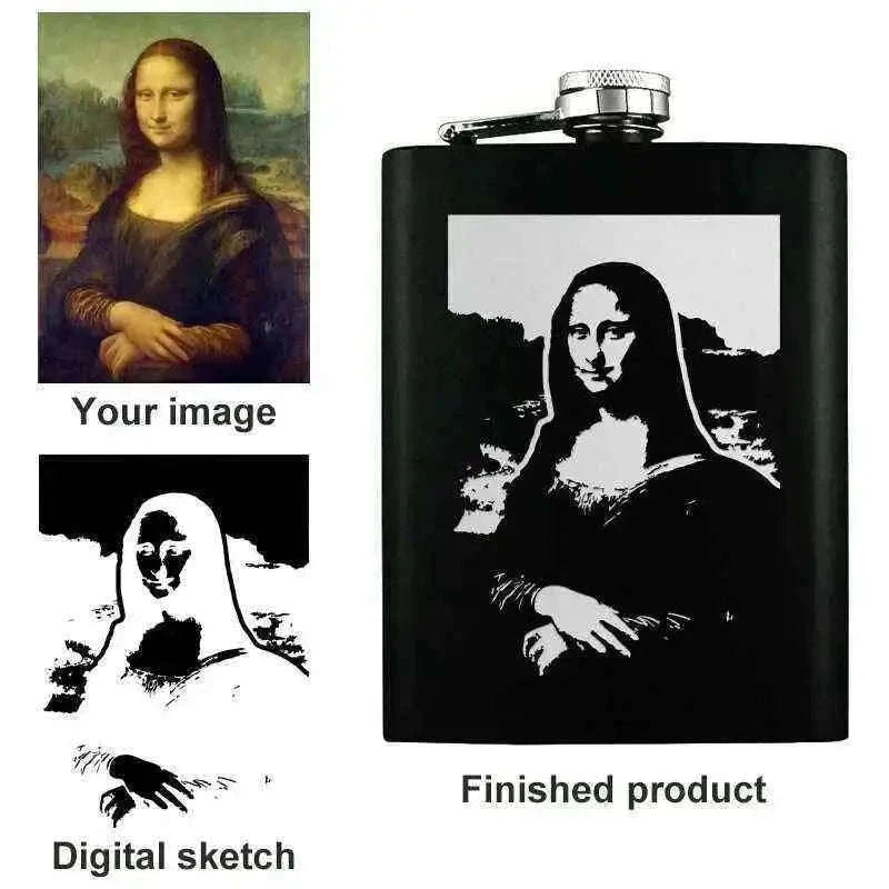 I Finally Quit Drinking Flask - Hilarious Gift for Sobriety Celebrations Drinkware