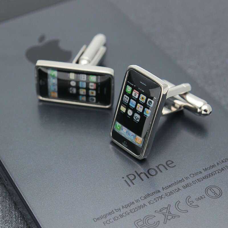 iPhone Cufflinks - Stylish iPhone Cufflinks for Tech Lovers Cufflinks