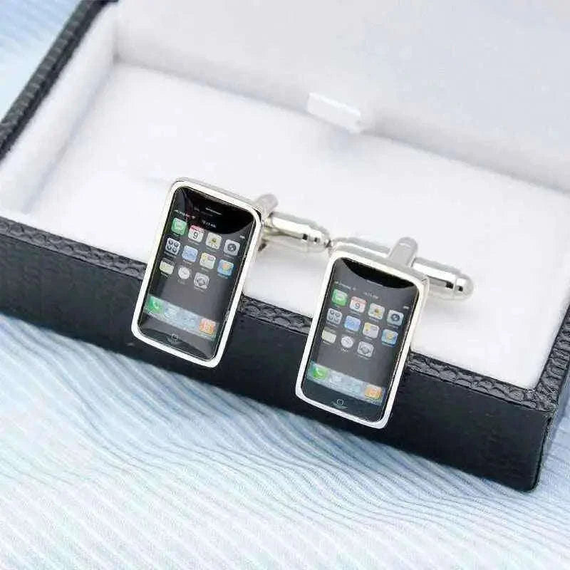 iPhone Cufflinks - Stylish iPhone Cufflinks for Tech Lovers Cufflinks