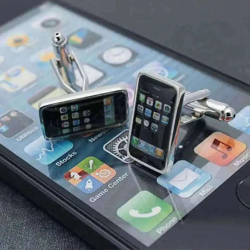 iPhone Cufflinks - Stylish iPhone Cufflinks for Tech Lovers Cufflinks