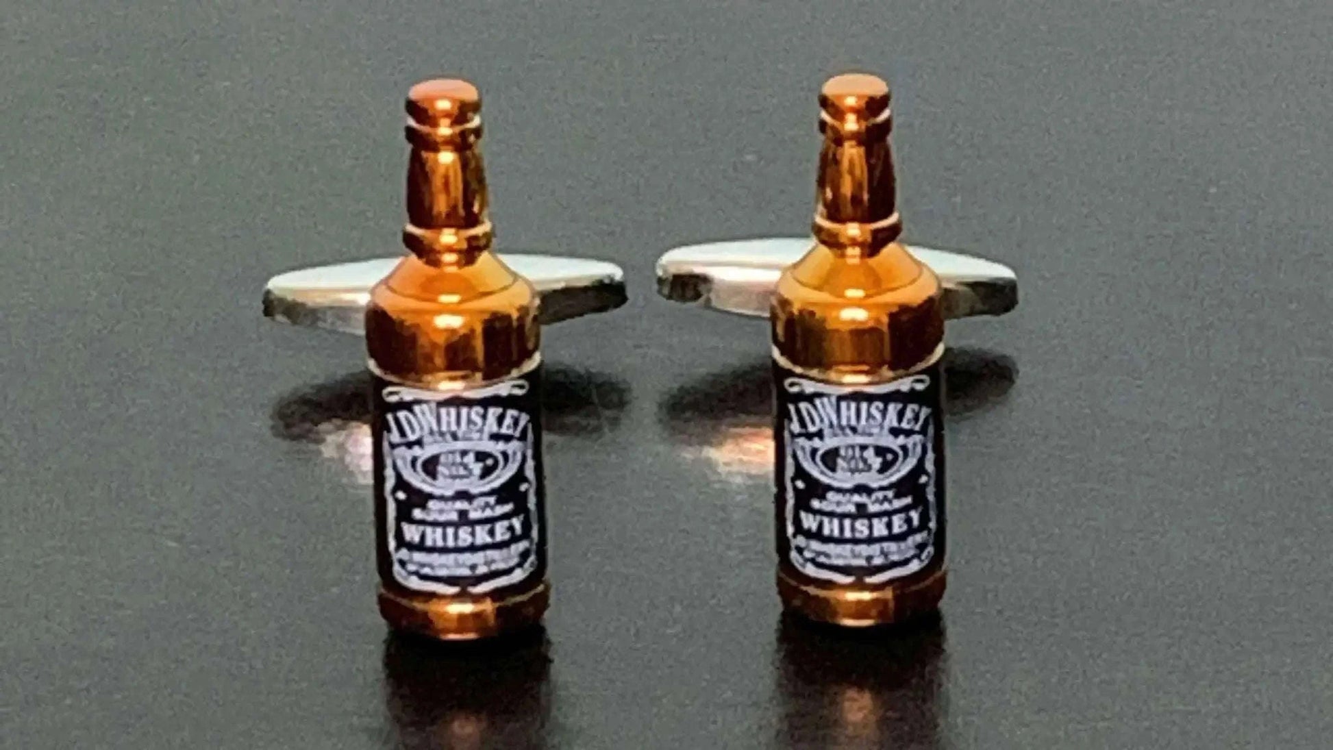 Jack Daniels Whiskey Cufflinks - Stylish Accessory for Whiskey Lovers Accessories