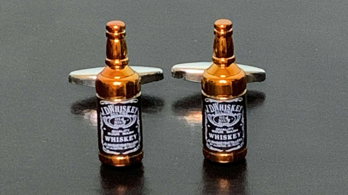 Jack Daniels Whiskey Cufflinks - Stylish Accessory for Whiskey Lovers Accessories