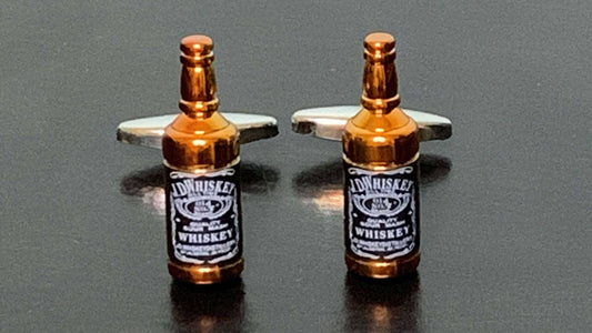Jack Daniels Whiskey Cufflinks - Stylish Accessory for Whiskey Lovers Accessories
