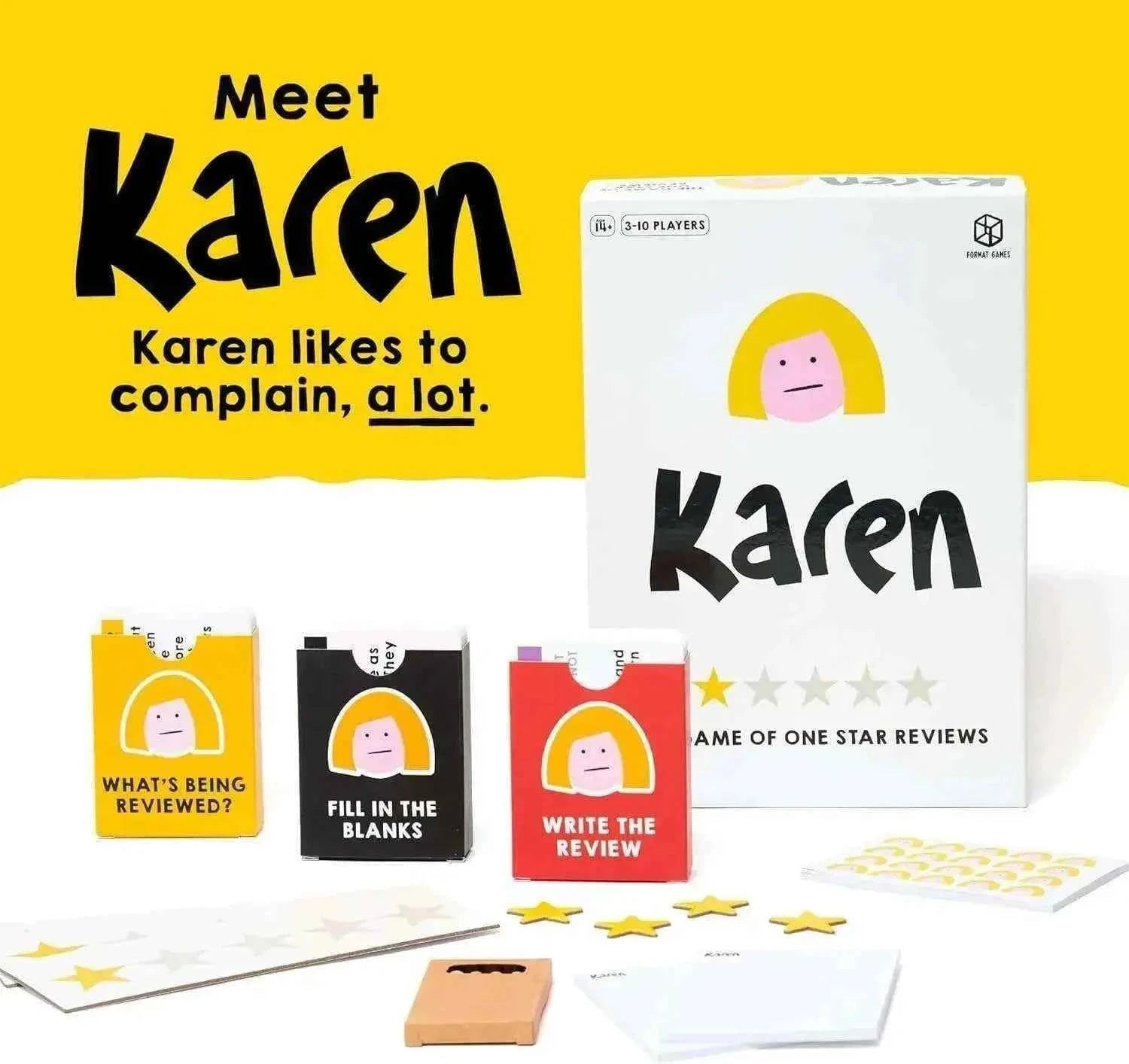 Karen Board Game: The Hilarious Game Based on Real One Star Reviews