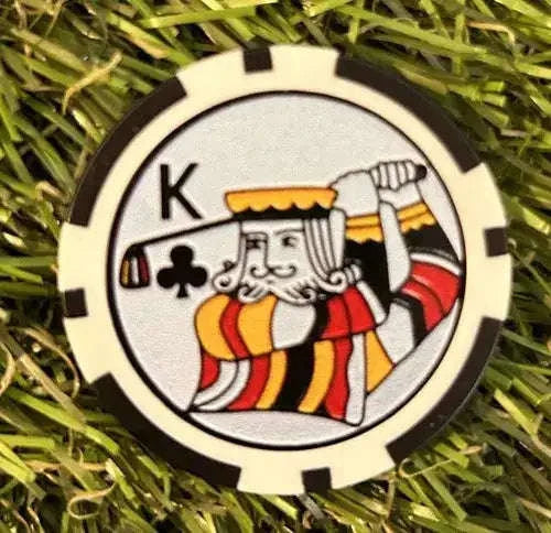 King and Queen Poker Golf Markers
