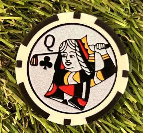 King and Queen Poker Golf Markers