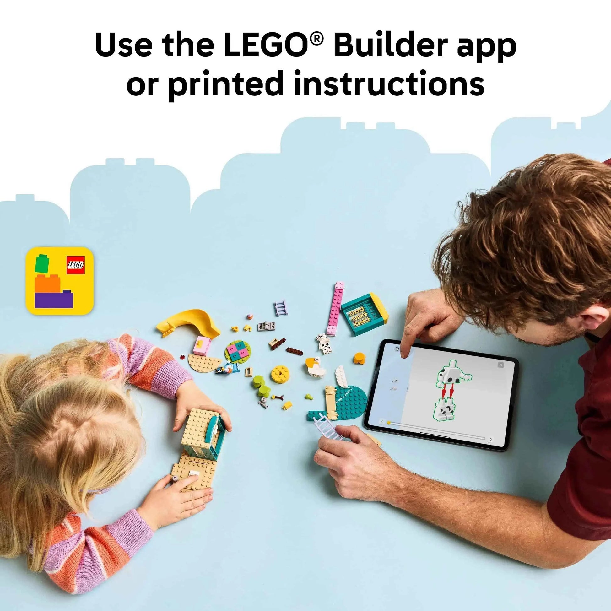 Lego Bluey Playground Set - Adventure and Fun with Bluey and Chloe Toys & Games > Toys > Construction Toys > Interlocking Blocks > LEGO > Other LEGO Sets