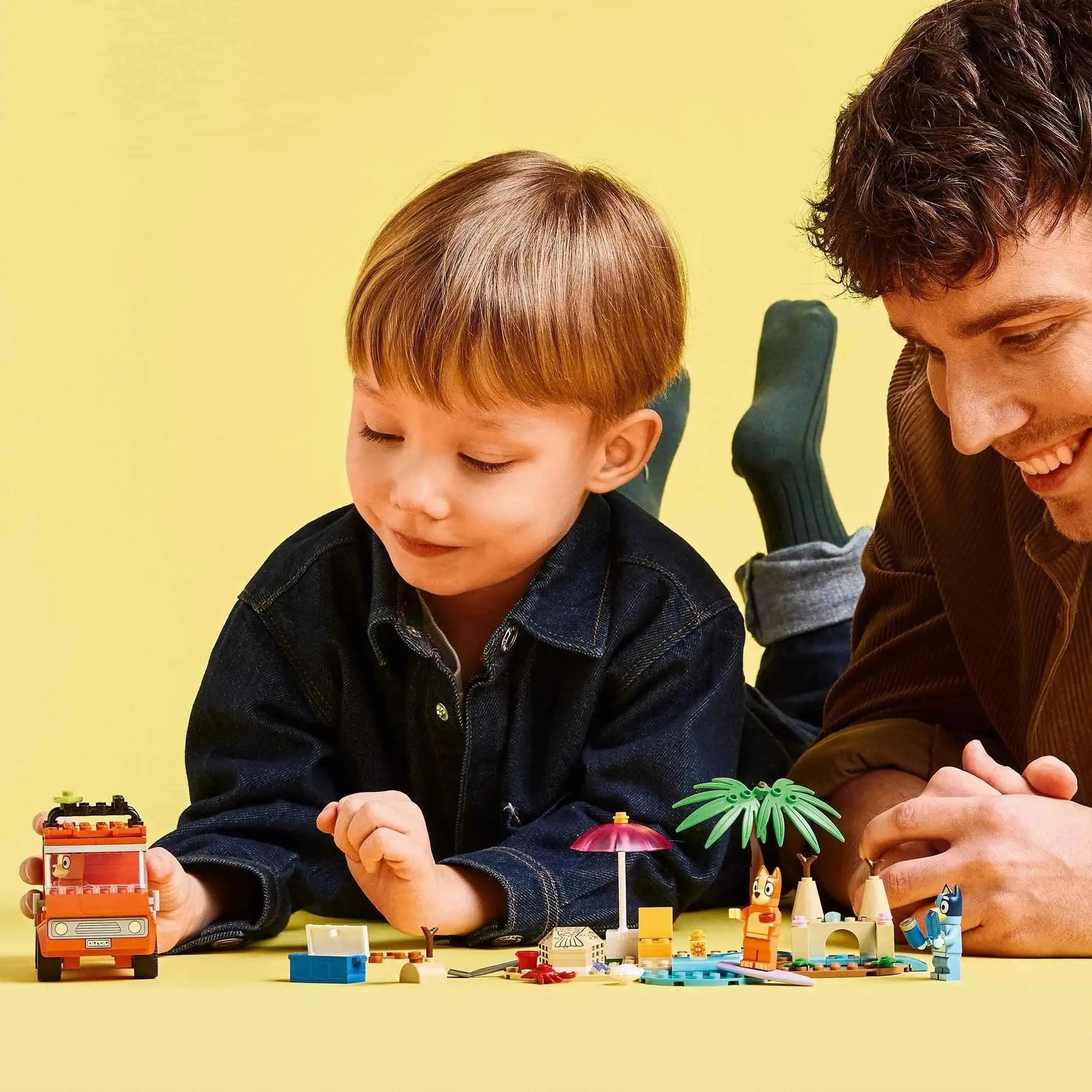 Lego Bluey's Beach & Family Car Trip Set for Fun-Filled Adventures Toys & Games > Toys > Construction Toys > Interlocking Blocks > LEGO > Other LEGO Sets