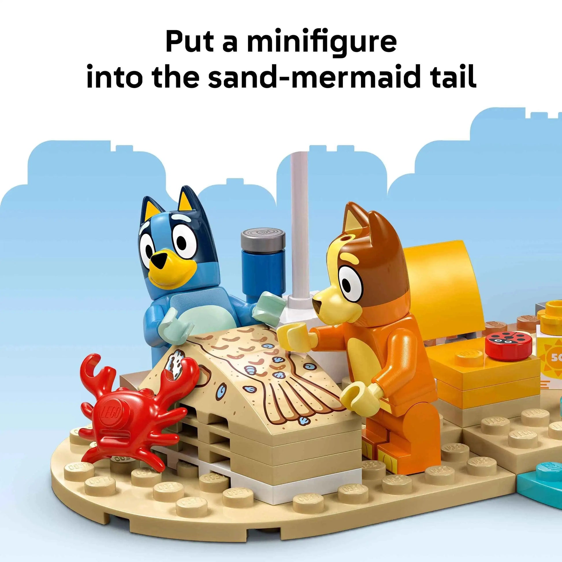 Lego Bluey's Beach & Family Car Trip Set for Fun-Filled Adventures Toys & Games > Toys > Construction Toys > Interlocking Blocks > LEGO > Other LEGO Sets