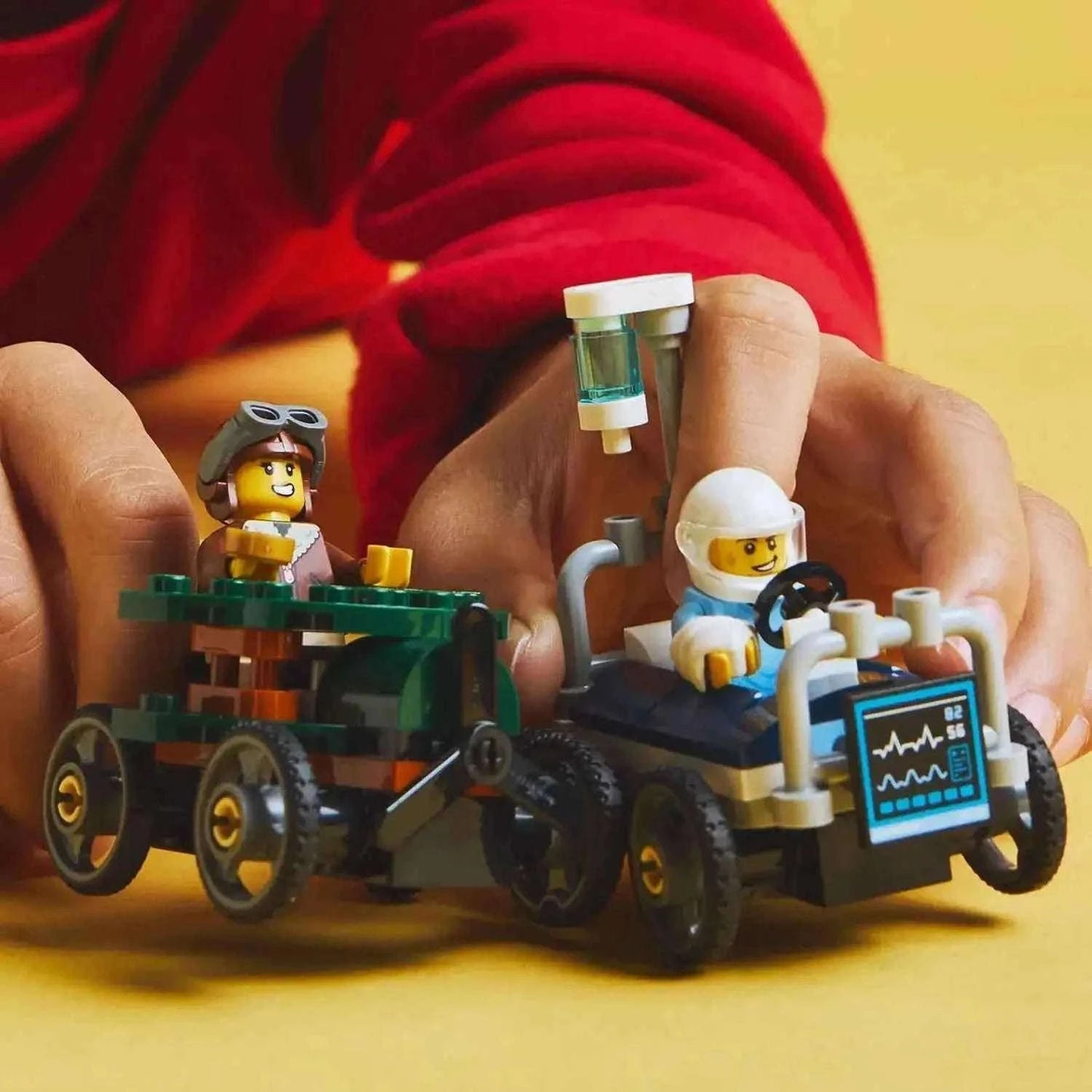 Lego City Airplane Vs. Hospital Bed Race Car Pack Toys & Games > Toys > Construction Toys > Interlocking Blocks > LEGO > LEGO City