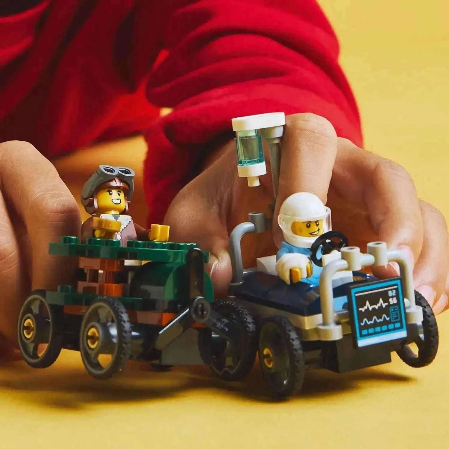 Lego City Airplane Vs. Hospital Bed Race Car Pack Toys & Games > Toys > Construction Toys > Interlocking Blocks > LEGO > LEGO City