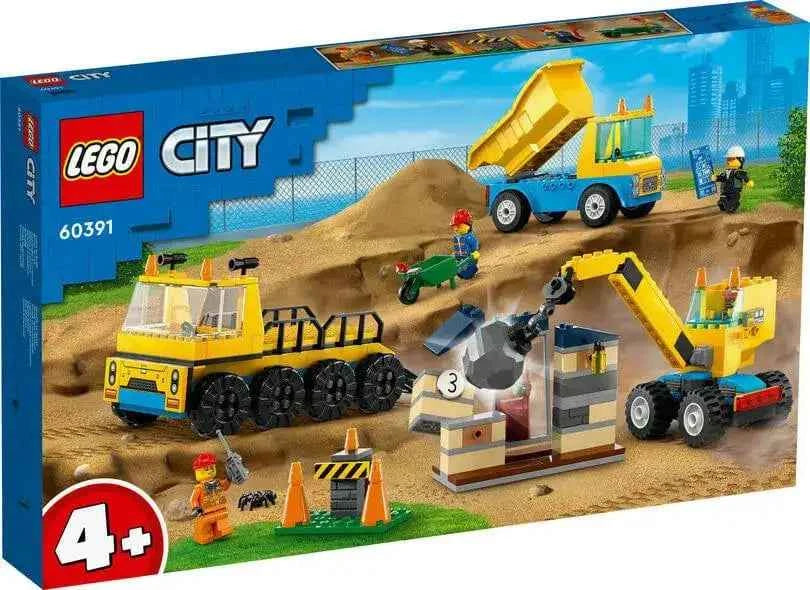 Lego City Construction Trucks & Wrecking Ball Crane Toys & Games > Toys > Construction Toys > Interlocking Blocks > LEGO > LEGO City