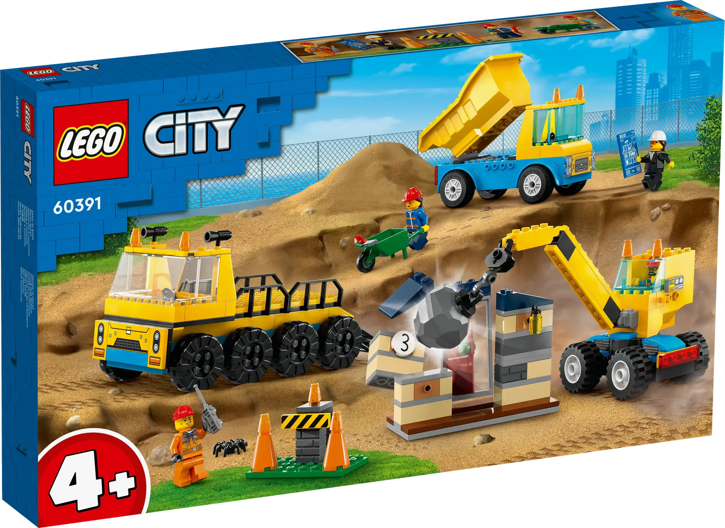 Lego City Construction Trucks & Wrecking Ball Crane Toys & Games > Toys > Construction Toys > Interlocking Blocks > LEGO > LEGO City