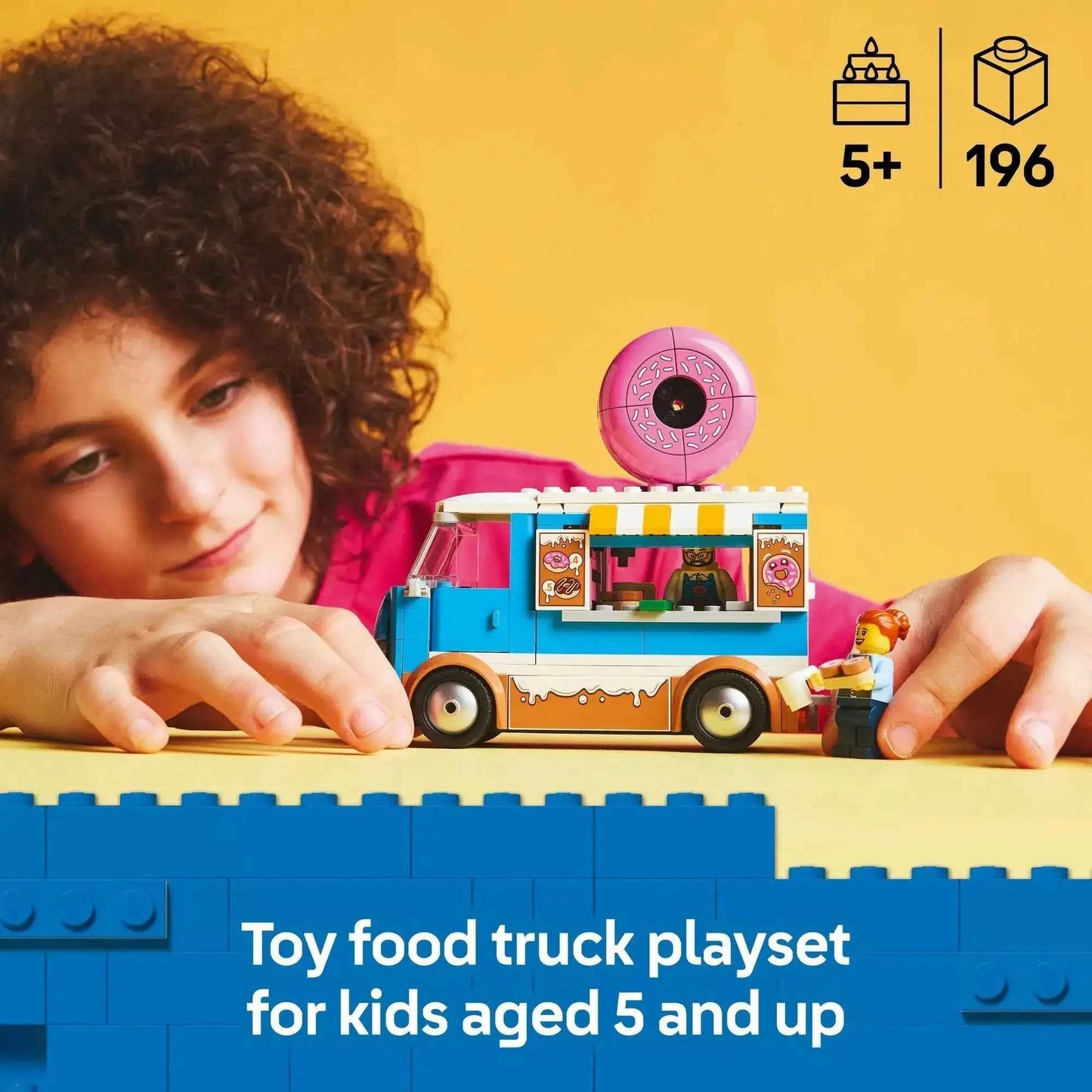Lego City Doughnut Truck Toys & Games > Toys > Construction Toys > Interlocking Blocks > LEGO > LEGO City