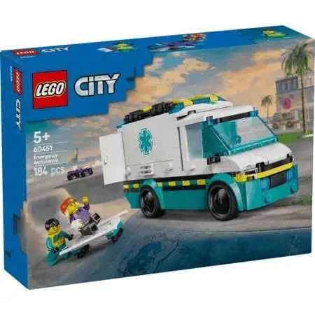 Lego City Emergency Ambulance Toys & Games > Toys > Construction Toys > Interlocking Blocks > LEGO > LEGO City