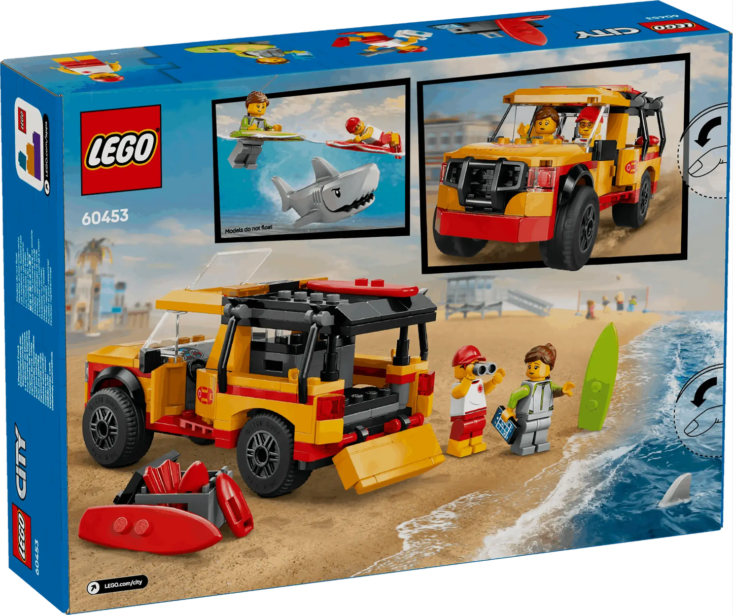 Lego City Lifeguard Beach Rescue Truck Toys & Games > Toys > Construction Toys > Interlocking Blocks > LEGO > LEGO City