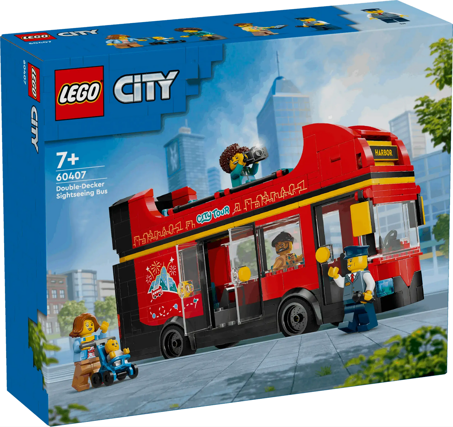 Lego City Red Double-Decker Sightseeing Bus Toys & Games > Toys > Construction Toys > Interlocking Blocks > LEGO > LEGO City