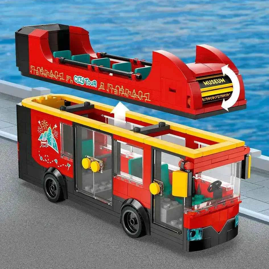 Lego City Red Double-Decker Sightseeing Bus Toys & Games > Toys > Construction Toys > Interlocking Blocks > LEGO > LEGO City