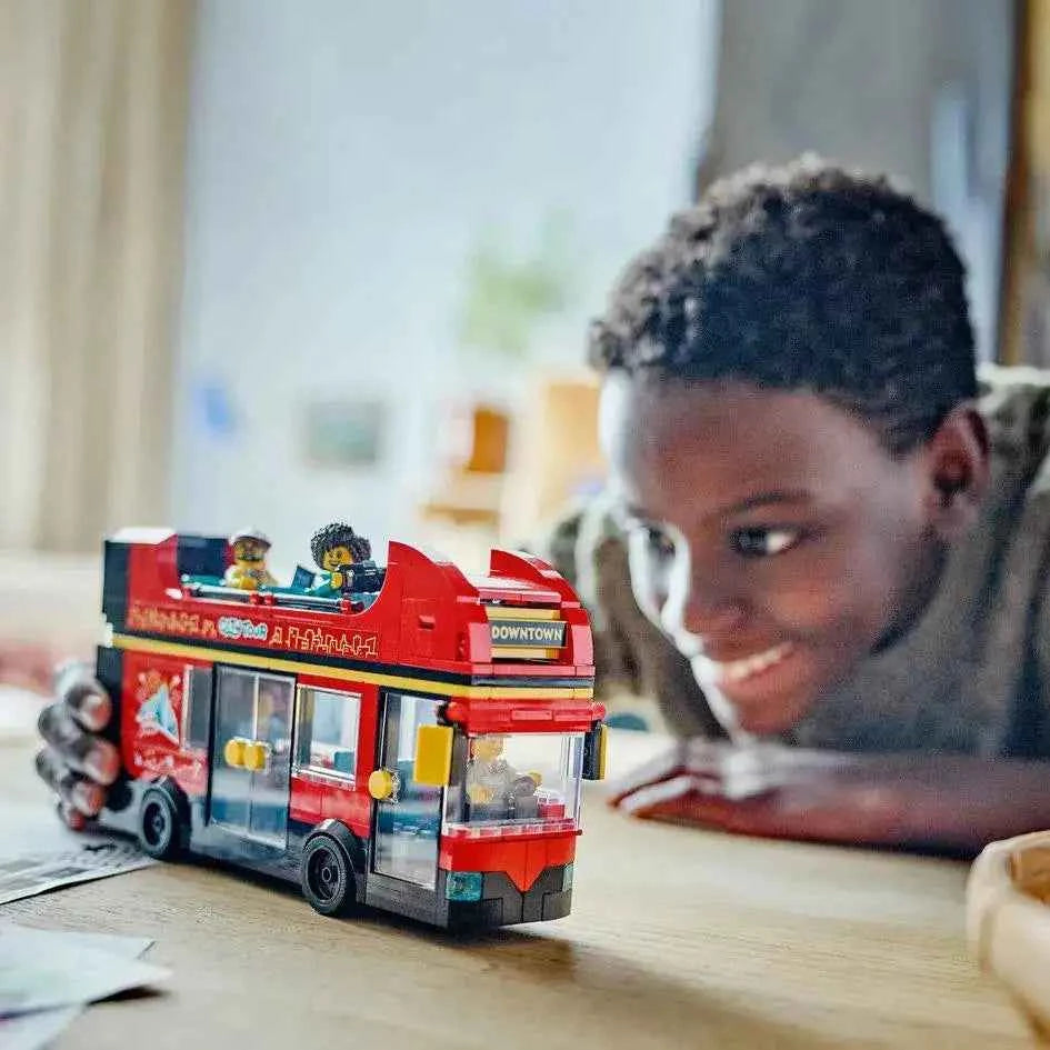 Lego City Red Double-Decker Sightseeing Bus Toys & Games > Toys > Construction Toys > Interlocking Blocks > LEGO > LEGO City