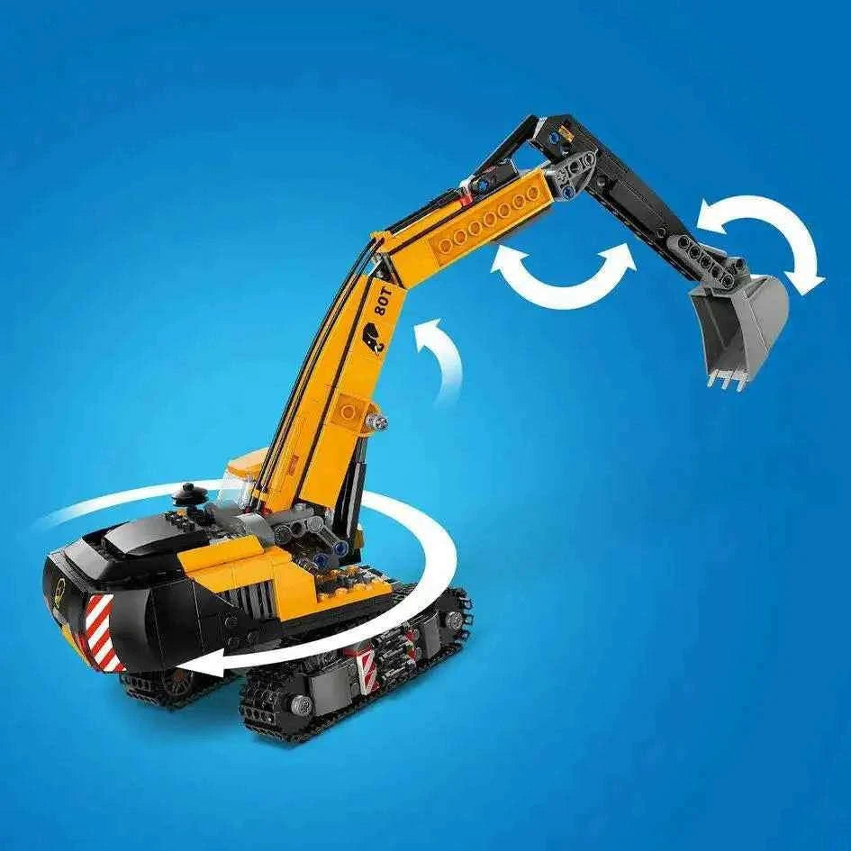 Lego City Yellow Construction Excavator Toys & Games > Toys > Construction Toys > Interlocking Blocks > LEGO > LEGO City