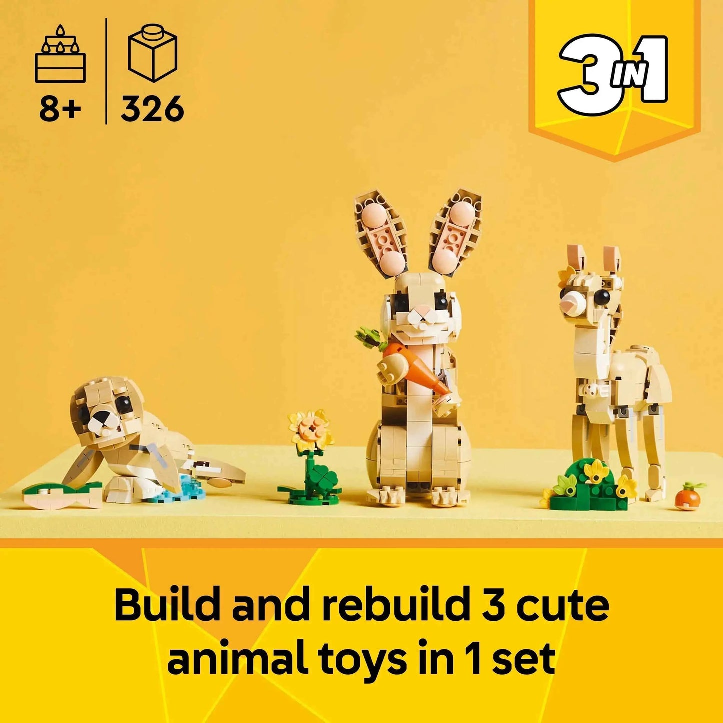 Lego Creator Cute Bunny Toys & Games > Toys > Construction Toys > Interlocking Blocks > LEGO > LEGO Creator