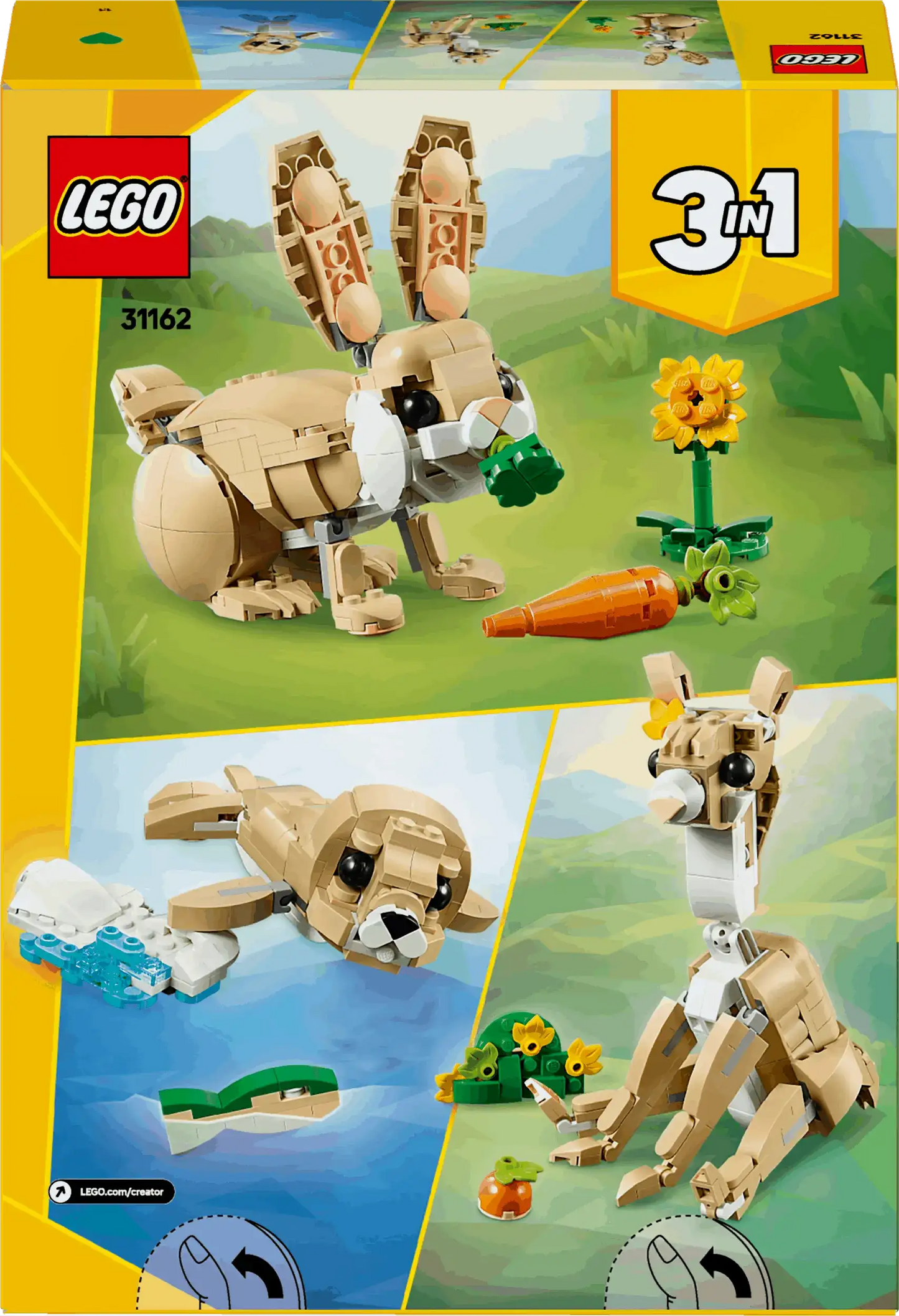 Lego Creator Cute Bunny Toys & Games > Toys > Construction Toys > Interlocking Blocks > LEGO > LEGO Creator